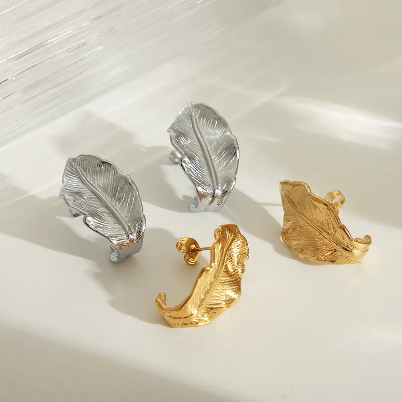 Whisper Leaf Studs
