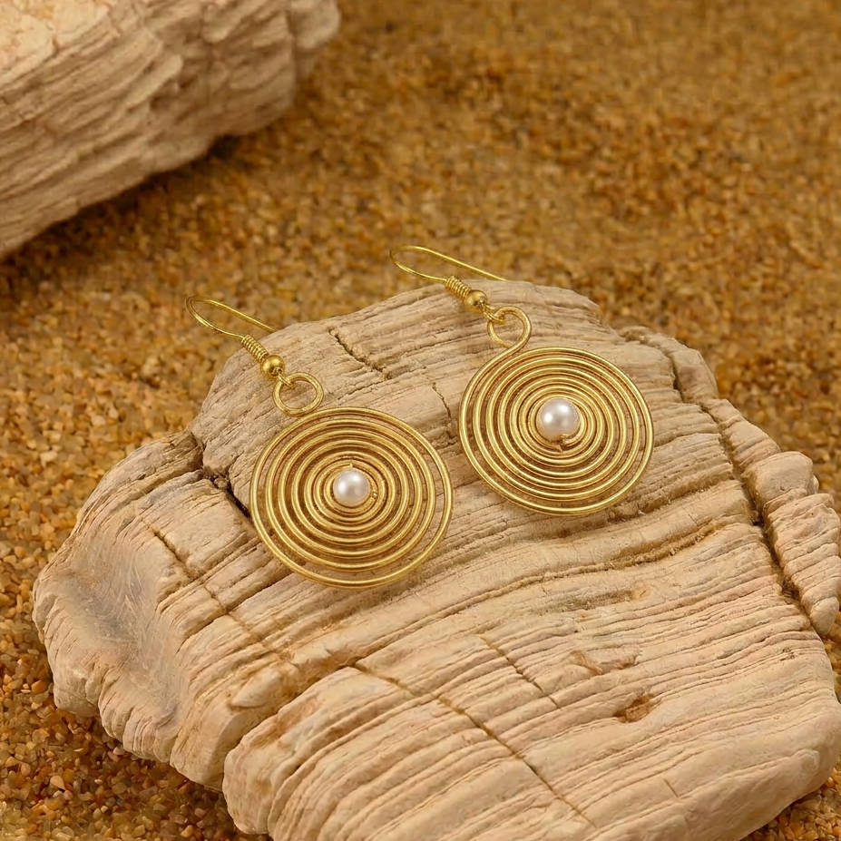 Golden Swirl Drops