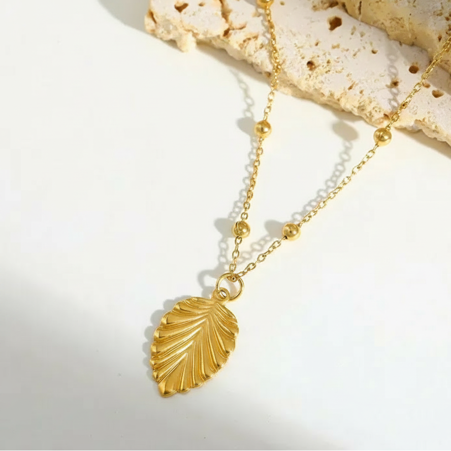 Elowen Leaf Necklace