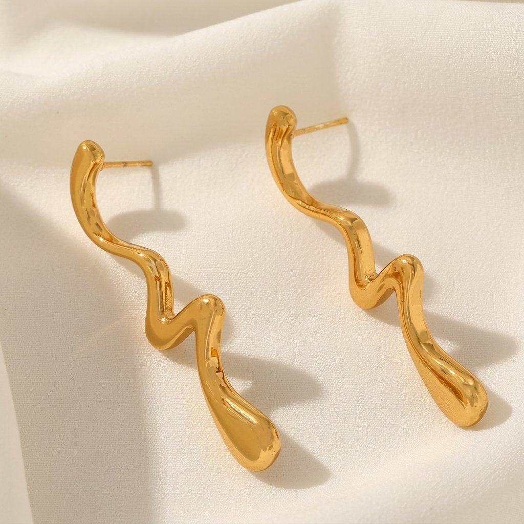 Liquid Wave Earrings