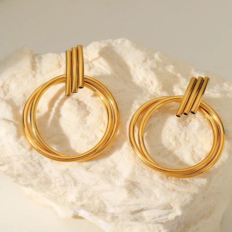 Golden Orbit Earrings