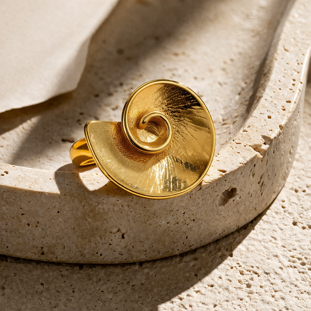 Velora Swirl Ring