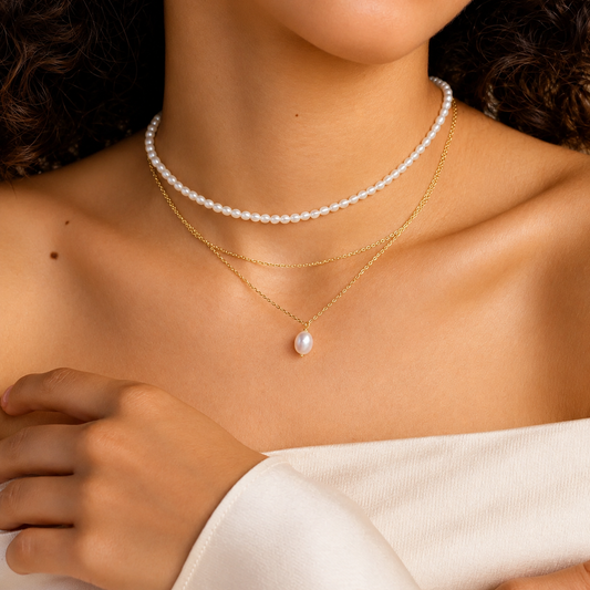 Ivory Veil Necklace