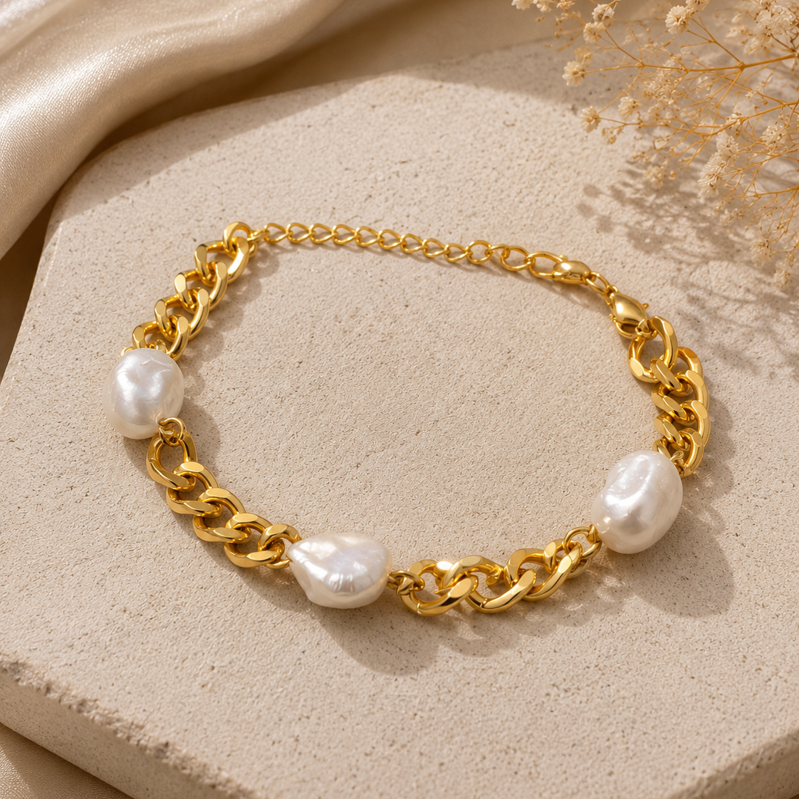 Pearl Link Bracelet