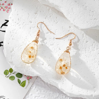 Resin Drop Earrings