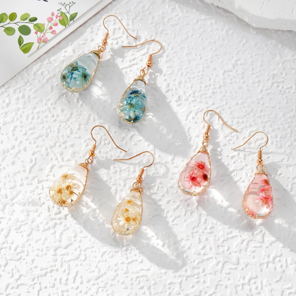 Resin Drop Earrings
