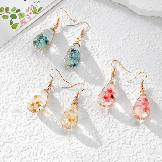 Resin Drop Earrings