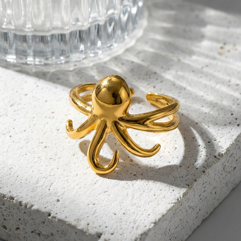 Ocean Octopus Ring