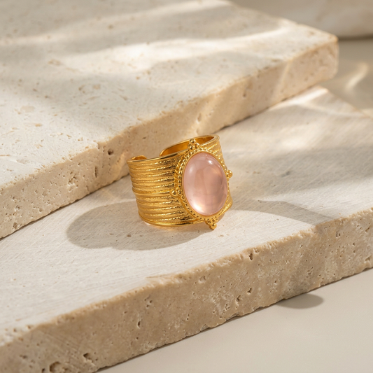 Opaline Crown Ring