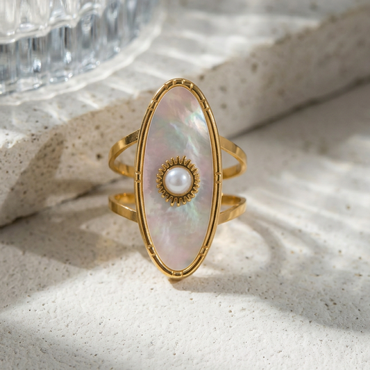 Ivory Orbit Ring