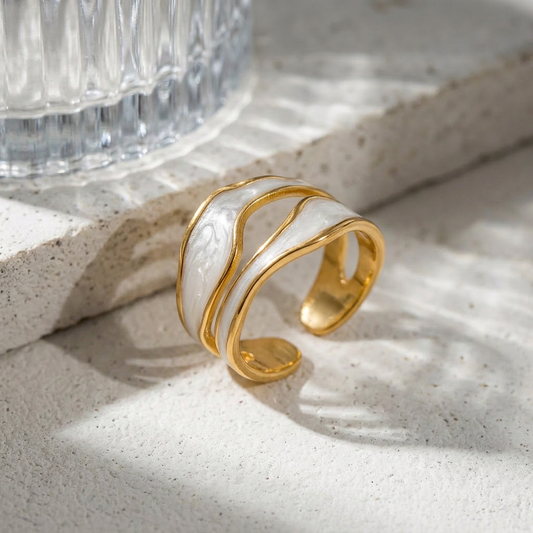 White Dune Ring
