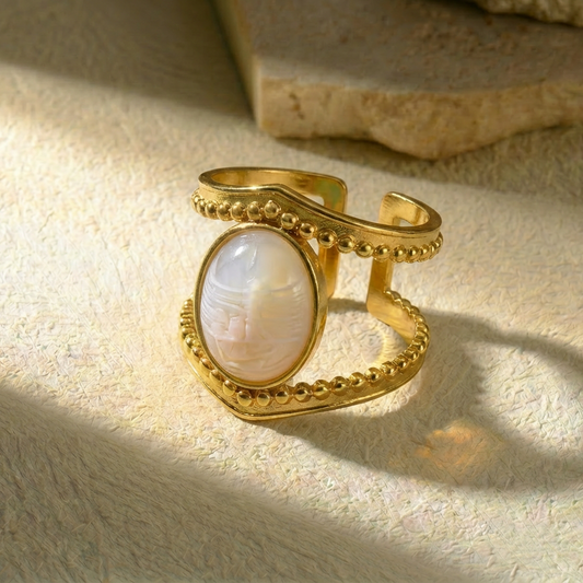 Oval Crown Ring
