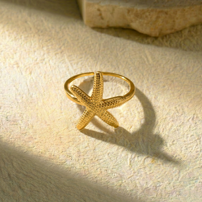 Coral Star Ring