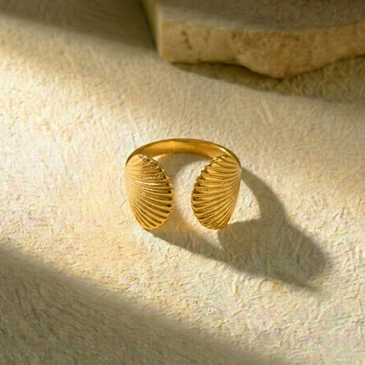Twin Shell Ring