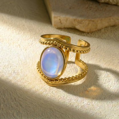 Oval Crown Ring