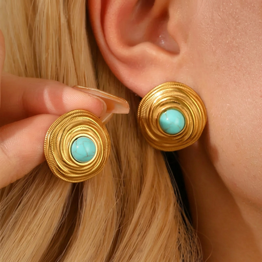 Turquoise Muse Studs