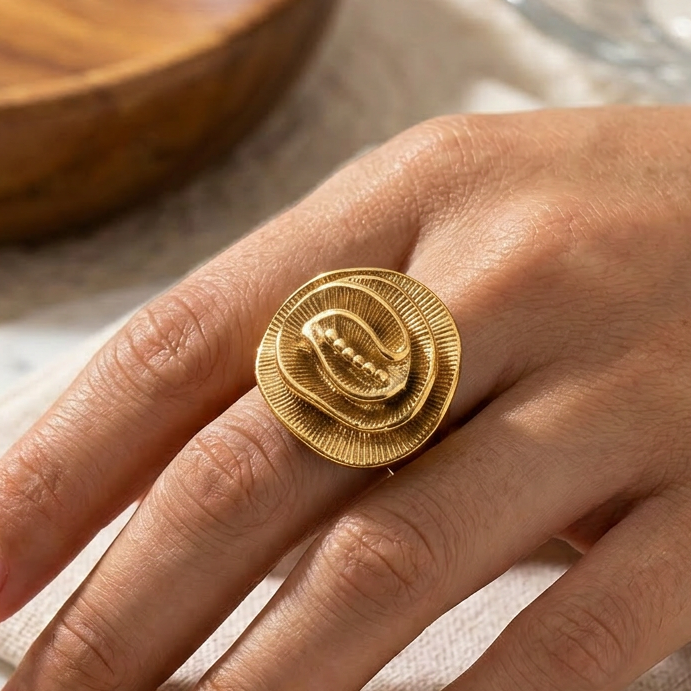 Vintage Rosette Ring