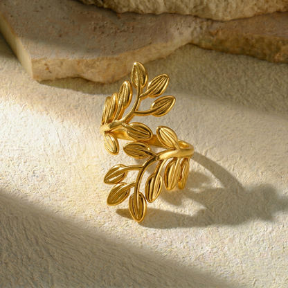 Twin Vine Wrap Ring