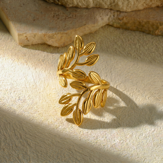 Twin Vine Wrap Ring