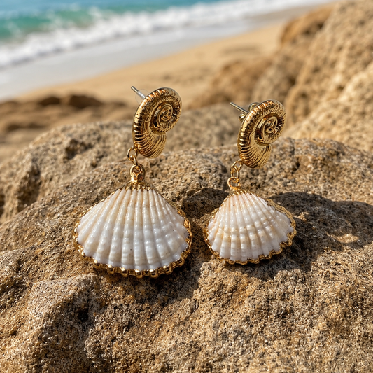 Seabloom Shell Earrings