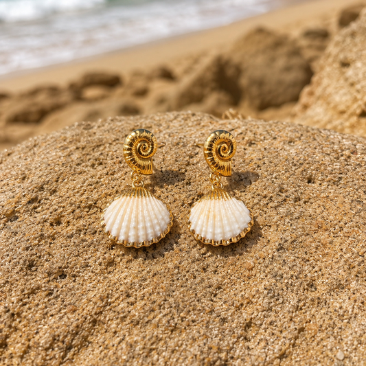 Seabloom Shell Earrings