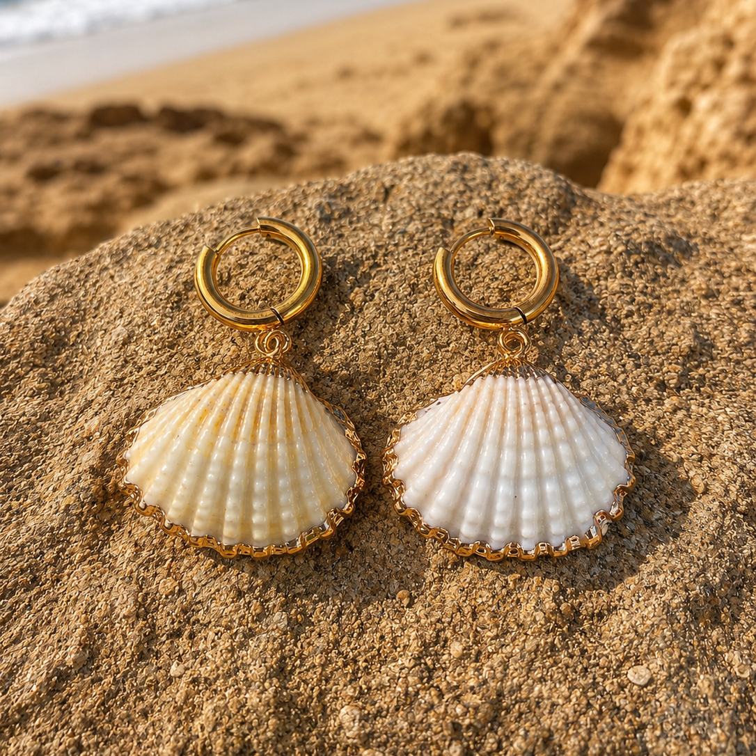 Seabloom Shell Earrings