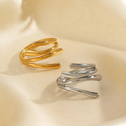 Urban Curve Statement Ring