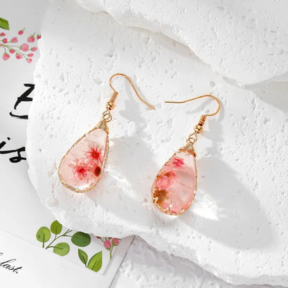 Resin Drop Earrings