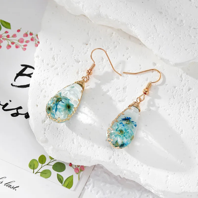 Resin Drop Earrings