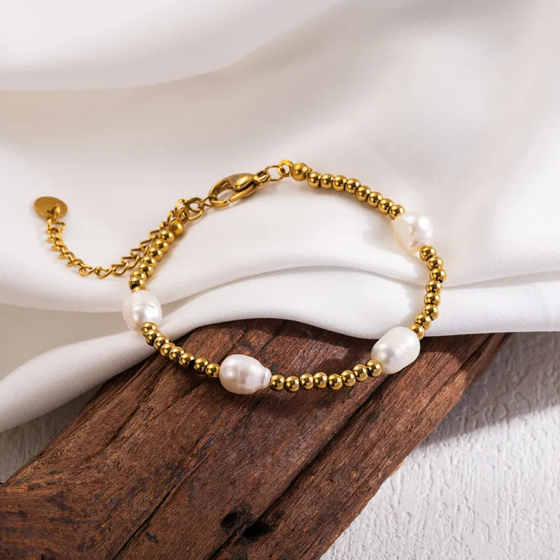 Pearl Cascade Bracelet