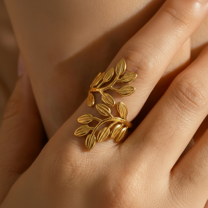 Twin Vine Wrap Ring